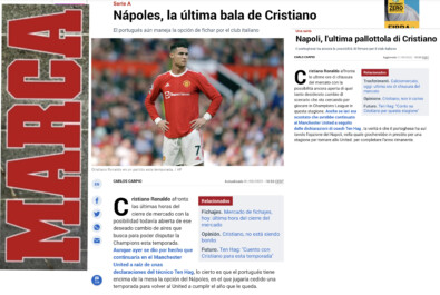 Marca Ronaldo al napoli per sua volontà