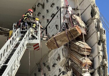 Feretri recuperati dai Vigili del fuoco