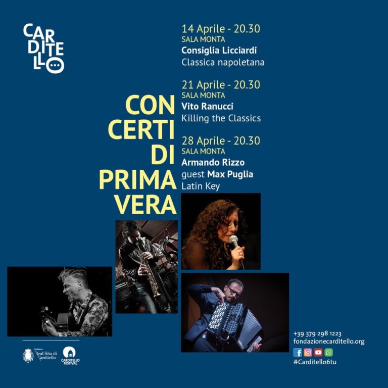 Rassegna musicale, in programma dal 14 al 28 aprile, con visite accompagnate e degustazioni