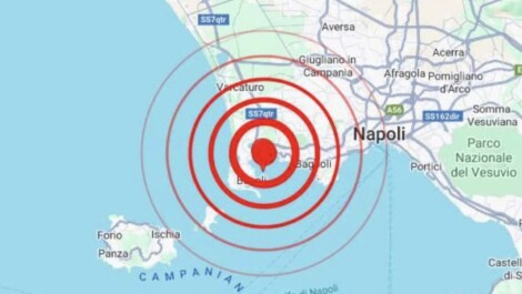 Epicentro zona flegrea terremoto