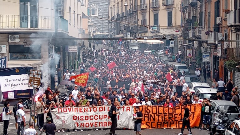 disoccupati napoli stallo sblocco