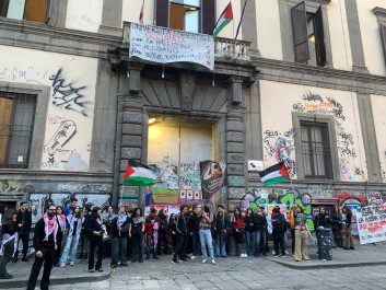 occupazione universita lorientale napoli palestina