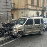 Doppio incidente stradale a Napoli al Corso Umberto e a Corso Vittorio Emanuele