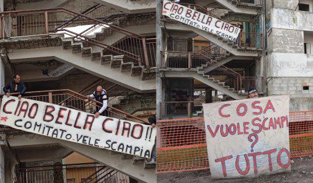 comitato vele scampia demolizione vela gialla